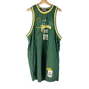 Harlem Globetrotters 1927 #22 Jersey Green/White Pinstripe By FUBU